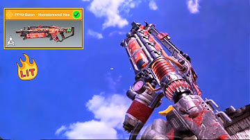 *NEW* CODM LEGENDARY PP19 BIZON HOMEBREWED HEX GAMEPLAY + KILL EFFECT | BIZON LEGENDARY