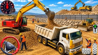 Simulatore di costruzione stradale con escavatore pesante 3D 🚧 | Gioco di camion JCB - Gameplay A... screenshot 4