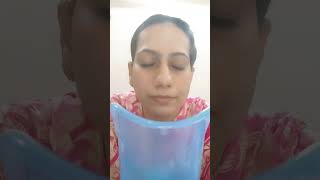 How to steam your face at home/Blackheads remove just 5 min /glowing skin shortsvideo