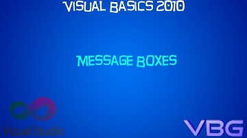 Visual Basic 2010: Hello World - How to use message boxes - HD VIDEO WITH VOICE