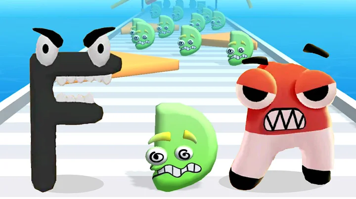 Merge 'Alphabet Lore' Run - Max Level Merge Letters ABC | alphabet run: Letter go Part 1 - abc...xyz