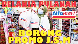 BELANJA BULANAN DI ALFAMART | HAPPY BANGET SEMUA YANG DIBELI PROMO.