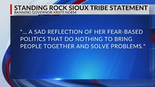 Standing Rock Sioux Tribe bans Gov. Noem from reservation
