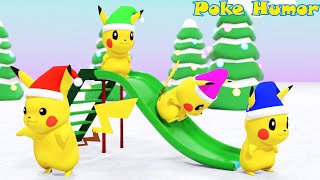 LEGO POKEMON PIKACHU EPISODE FUN ON THE SLIDE