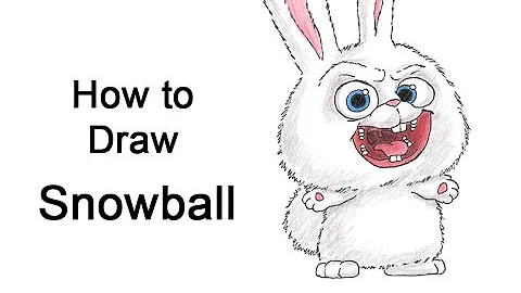 How to Draw Snowball from The Secret Life of Pets