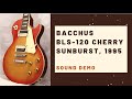 BACCHUS BLS-120 1995 (Cherry Sunburst) | Sound Demo | Aleks Folvig
