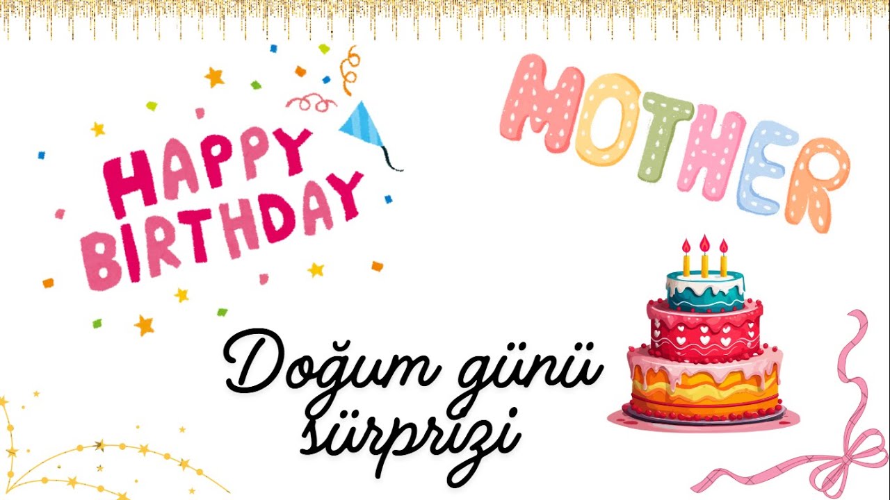 SÜRPRİZ DOĞUM GÜNÜ ANNEMİZ İÇİN HAZIRLIK YAPTIK ❤🥳🎂