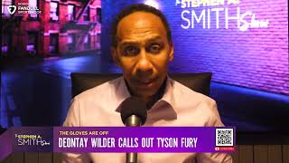 Deontay Wilder thinks Ngannou Fury was rigged?! Stephen A. Smith weighs in