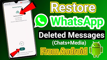 How To Restore WhatsApp Messages On Android | WhatsApp Backup Restore On Android  2024