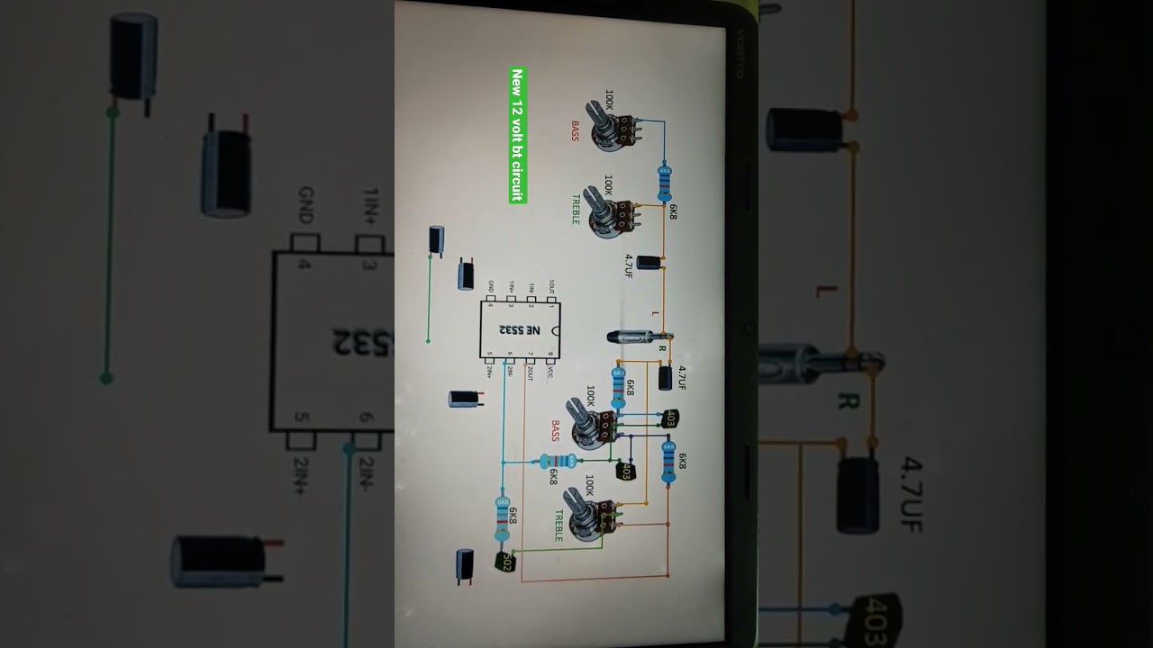 12 volt bass treble circuit| || 