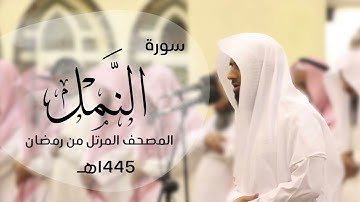 تلاوة عطرة لسورة النمل كاملة | القارئ د.ماجد الزامل - 1445هـ Quran  ALZAMEL - An-Naml