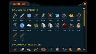 Dissembling my malevolent top and bottom on RS3 Mobile Beta Invention training
