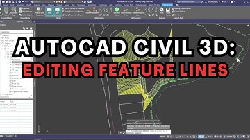 Quickly Edit Feature Lines (AutoCAD Civil 3D)