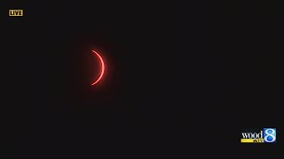 WOOD TV8 Live Desk tracks solar eclipse