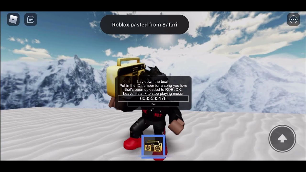 get noob roblox id loud