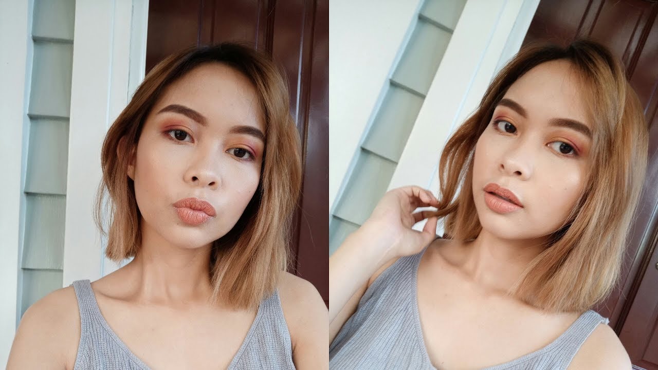 BERRY PEACHY MAKEUP | taglish lol |PHILIPPINES - YouTube