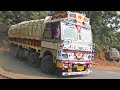 Giant TATA BS6 Truck 16 Wheeler with EGGS High Loaded Truck Easy to Turn on ghat  Crazy Truckwala