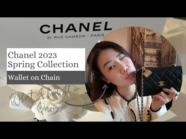 Chanel Wallet On Chain Black Caviar 2023 WOC @CHANEL 