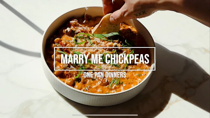 Marry Me Chickpeas: one pan quick and easy dinners