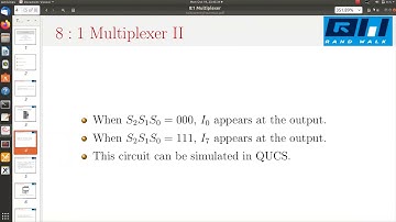 #Multiplexer #8:1 Multiplexer #Verilog #QUCS 8:1 Multiplexer