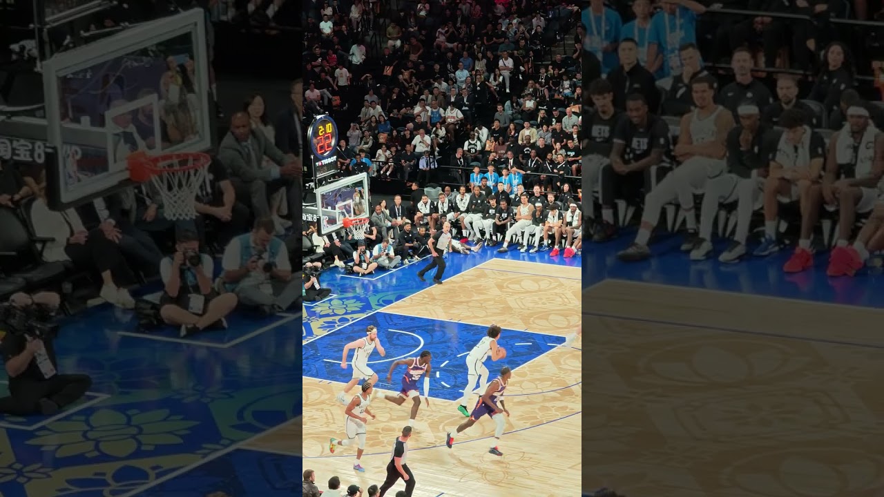 NBA China Game 2025 Brooklyn Nets vs Phoenix Suns NBA 中國賽 布魯克林籃網 VS 鳳凰城太陽