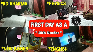First Day As A 10th Grader | Class 10 Study Vlog + 9th Results | Cbse 10th Grade | tenth routine 🔥