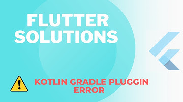 Flutter Gradle Error