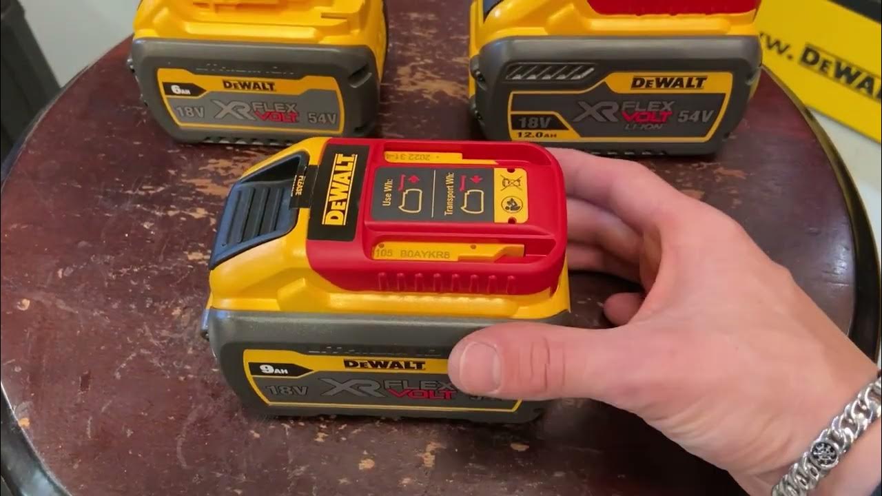 DeWalt Battery 54V/18V DCB547 9Ah LiIon Xr Flexvolt Convertible