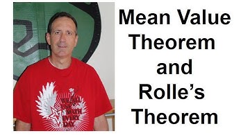 Mean Value Theorem and Rolle