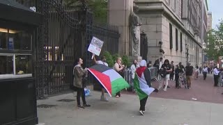 Columbia University starts suspensions amid protests