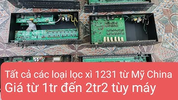 Các loại lọc DBX 1231 mà ae cần biết để mua ...0984818532