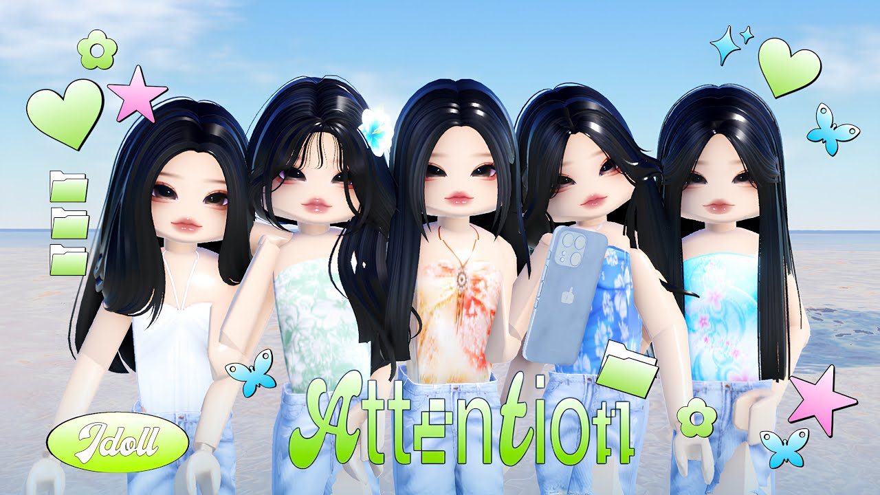 I-DOLL (아이돌) 'Attention' M/V | ROBLOX KPOP HD