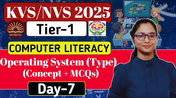KVS-NVS Tier-1 Preparation 2025 | KVS-NVS Tier-1 Computer Literacy : Operating System | KVS Computer