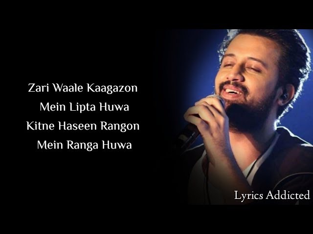 Tera Naam Doon Full Song with Lyrics| Atif Aslam| Shalmali Kholgade class=