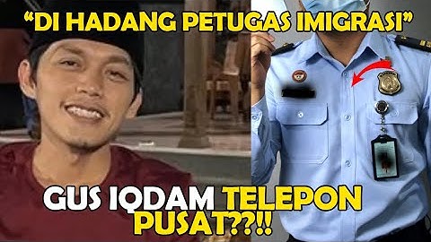 Gus Iqdam VS Petugas Imigrasi