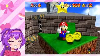 Super Mario 64 but I can only enter each stage once