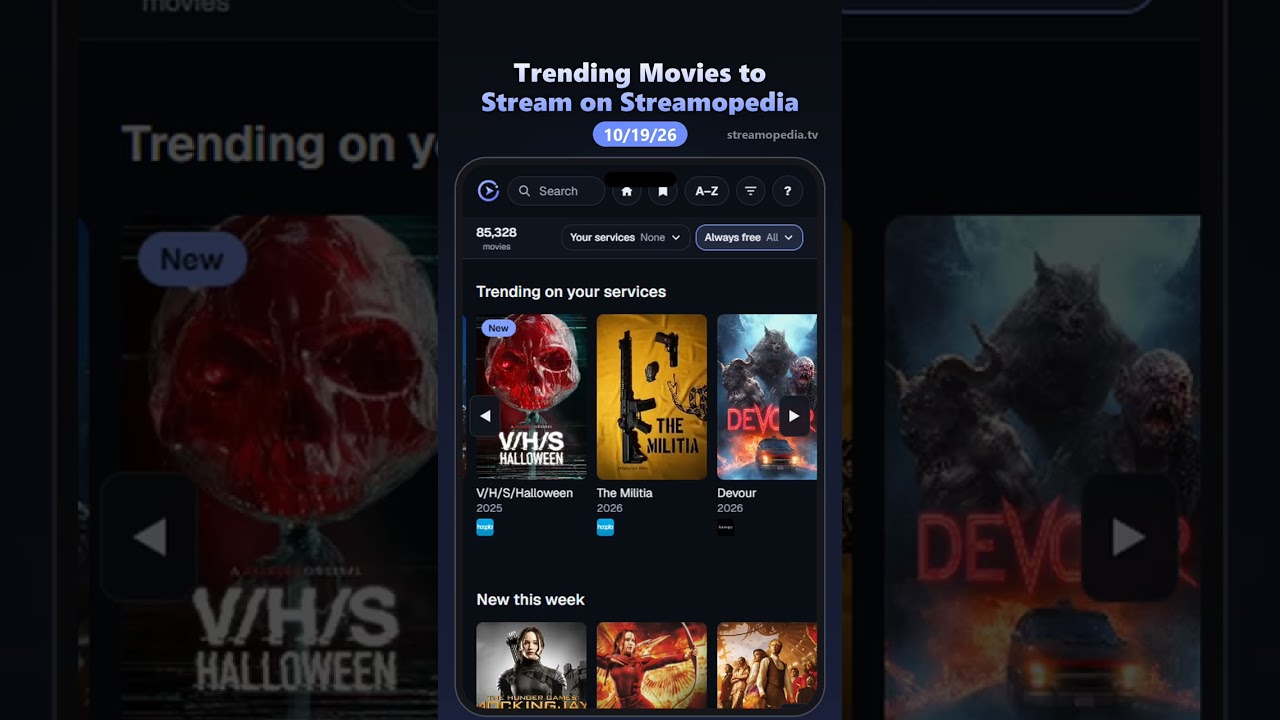 Trending Free Movies to Stream October 19, 2026