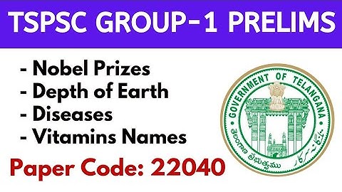 TSPSC GROUP-1 PRELIMS 2023 | Questions - 22, 23, 24 & 25 Answers Explanation | Paper Code: 22040
