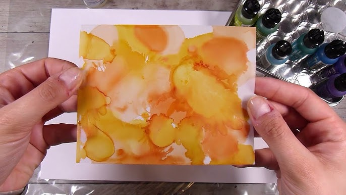 Craft Organization: Alcohol Ink Swatches