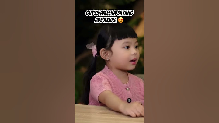 Ameena MARAH kalo ada yg nakal sama AZURA #ameena #attahalilintar #azura #aurelhermansyah #ahha