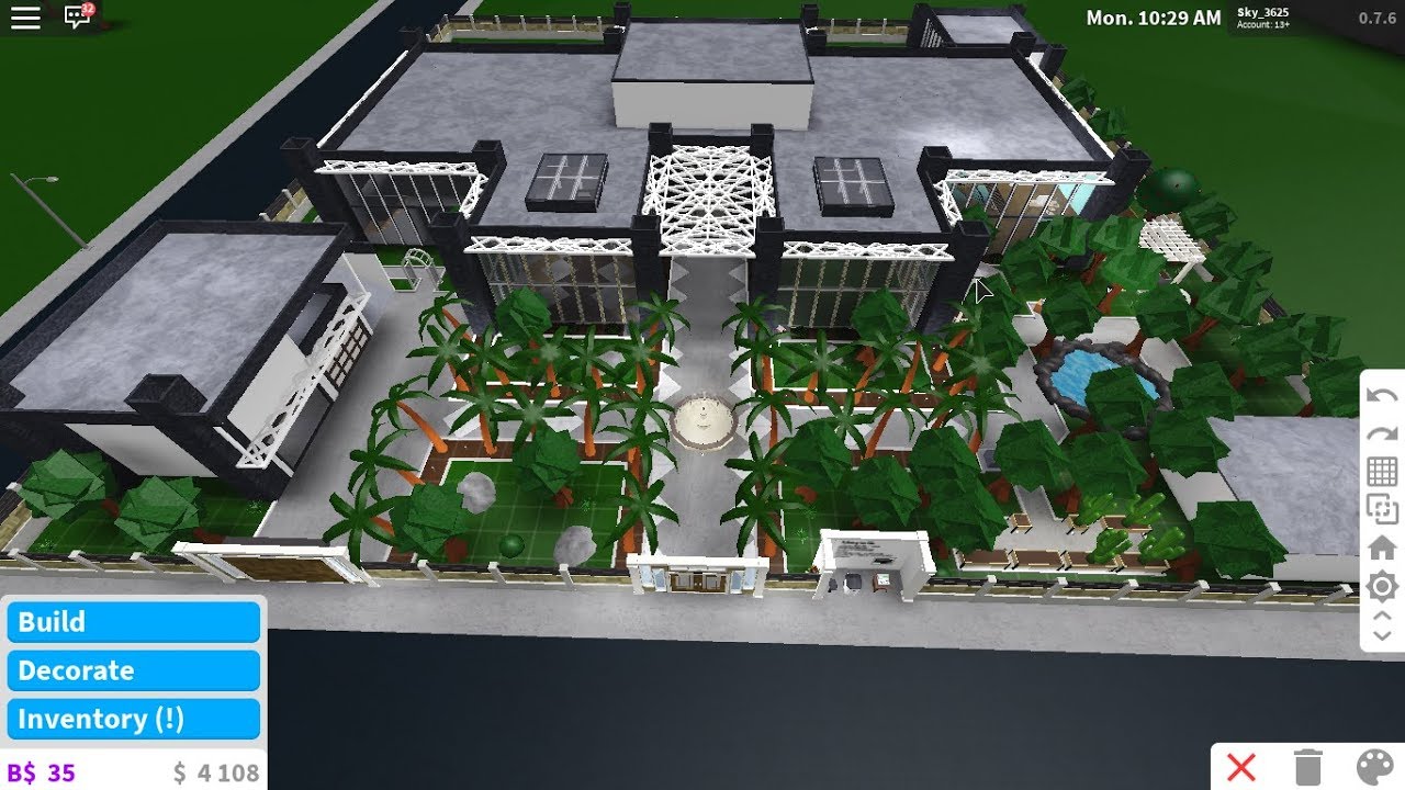 Tropical Mansion Build Teaser | Roblox Bloxburg - YouTube