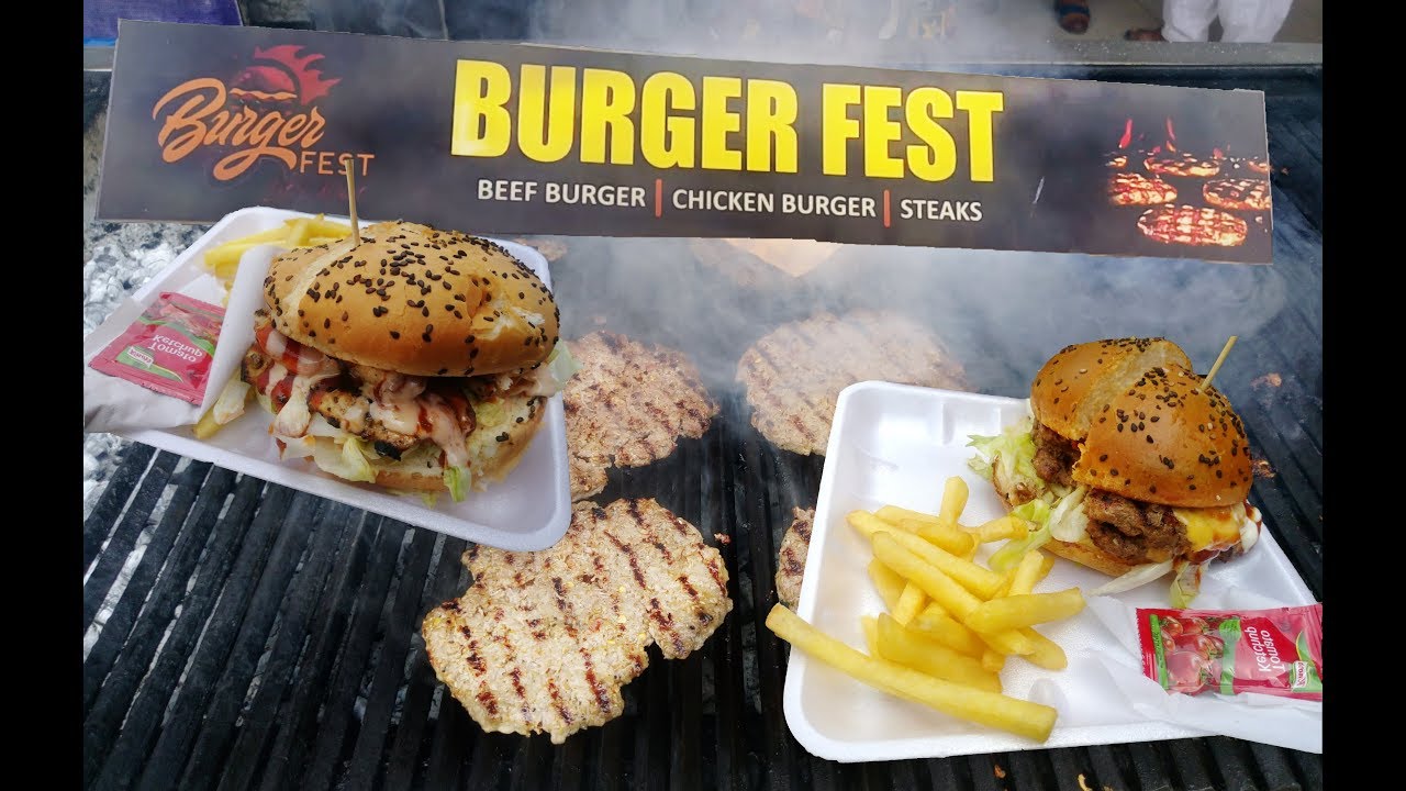 Live and Tasty Burger Burger Fest Jinnah Super, Islamabad Vlog 8