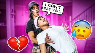 Video thumbnail of "PASSING OUT INTO MY GIRLFRIEND ARMS! *Cute Reaction*"