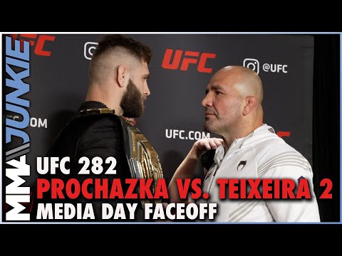 UFC 282: Jiri Prochazka, Glover Teixeira Face Off For Title Rematch