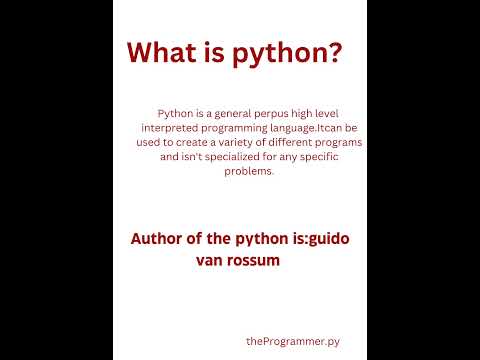 what is python