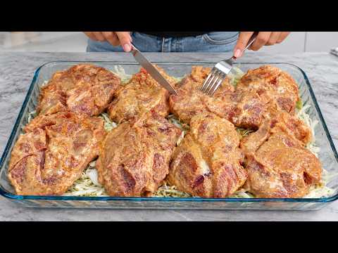 It’s so delicious that I make it every week! ❗ No one knows this recipe for meat with cabbage😋Dinner