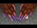 Freestyle Acrylic Nails| WATCH ME WORK