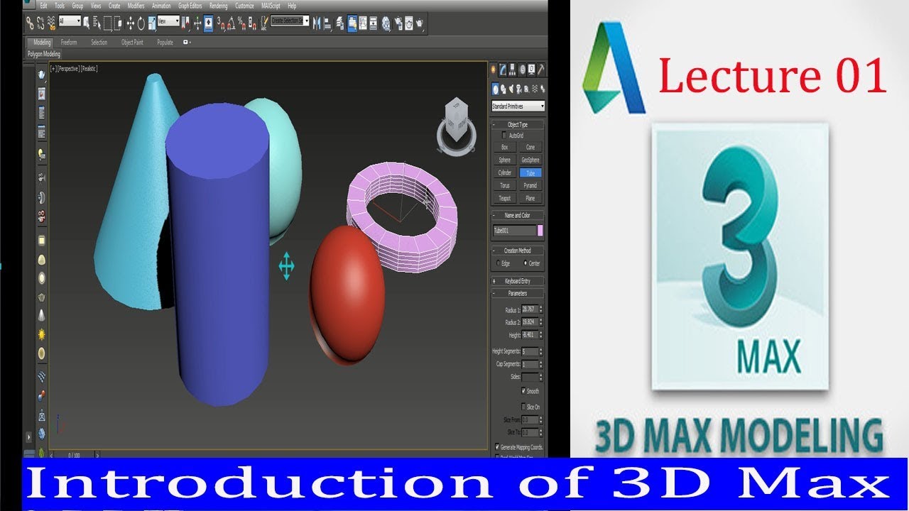 Introduction to 3ds max in hindi - YouTube