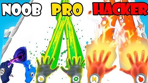 NOOB vs PRO vs HACKER - Elemental Gloves | Gameplay Walkthrough (Android,iOS)