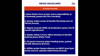 #FreshlyPressed981:  State Police: Govs to bear more responsibility as N’Assembly passes bill